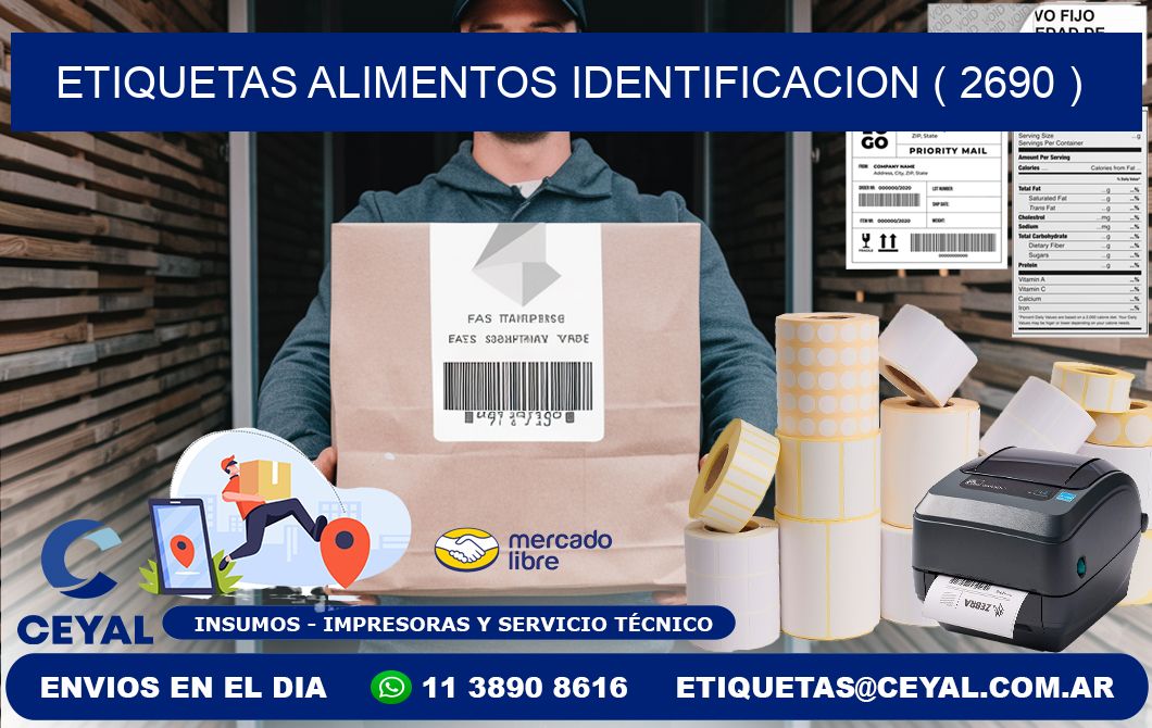 etiquetas alimentos identificacion ( 2690 )
