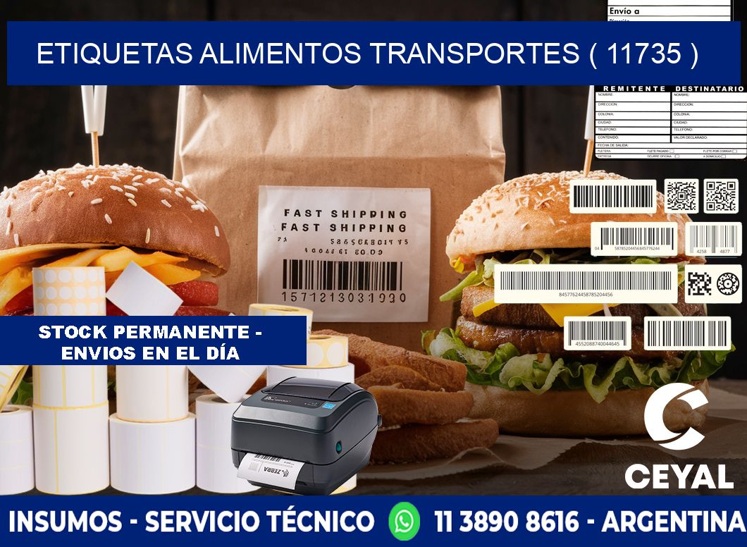 etiquetas alimentos transportes ( 11735 )