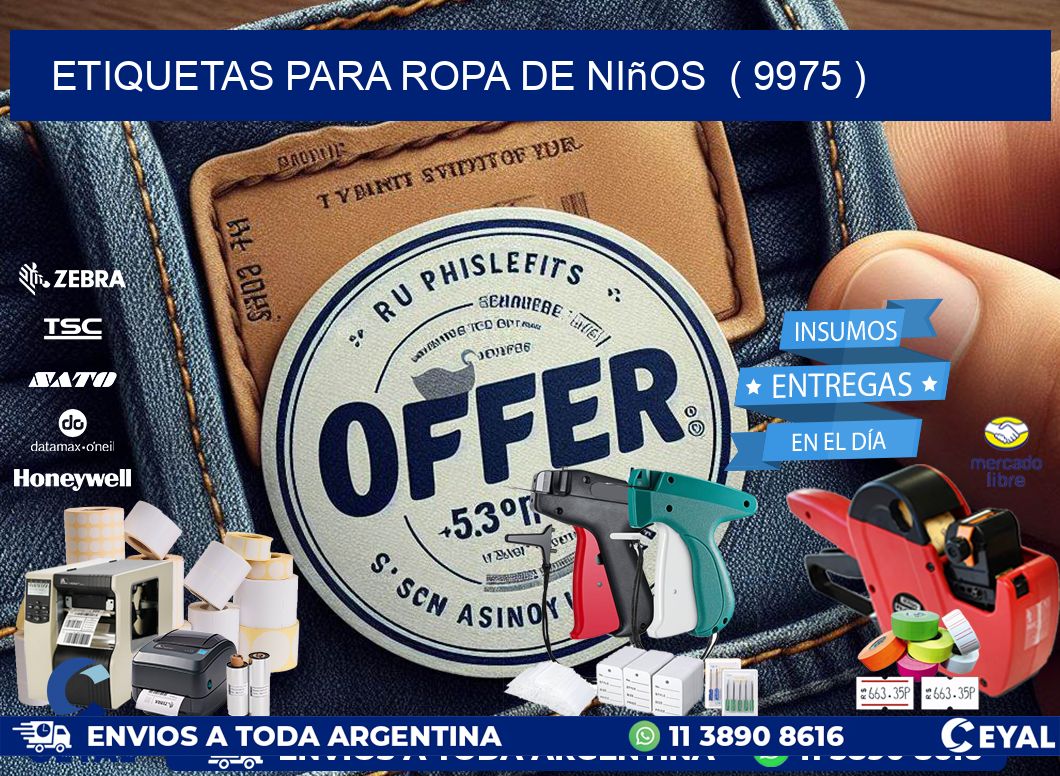 etiquetas para ropa de niños  ( 9975 )