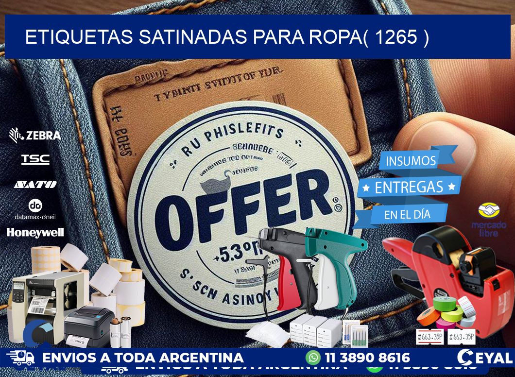 etiquetas satinadas para ropa( 1265 )
