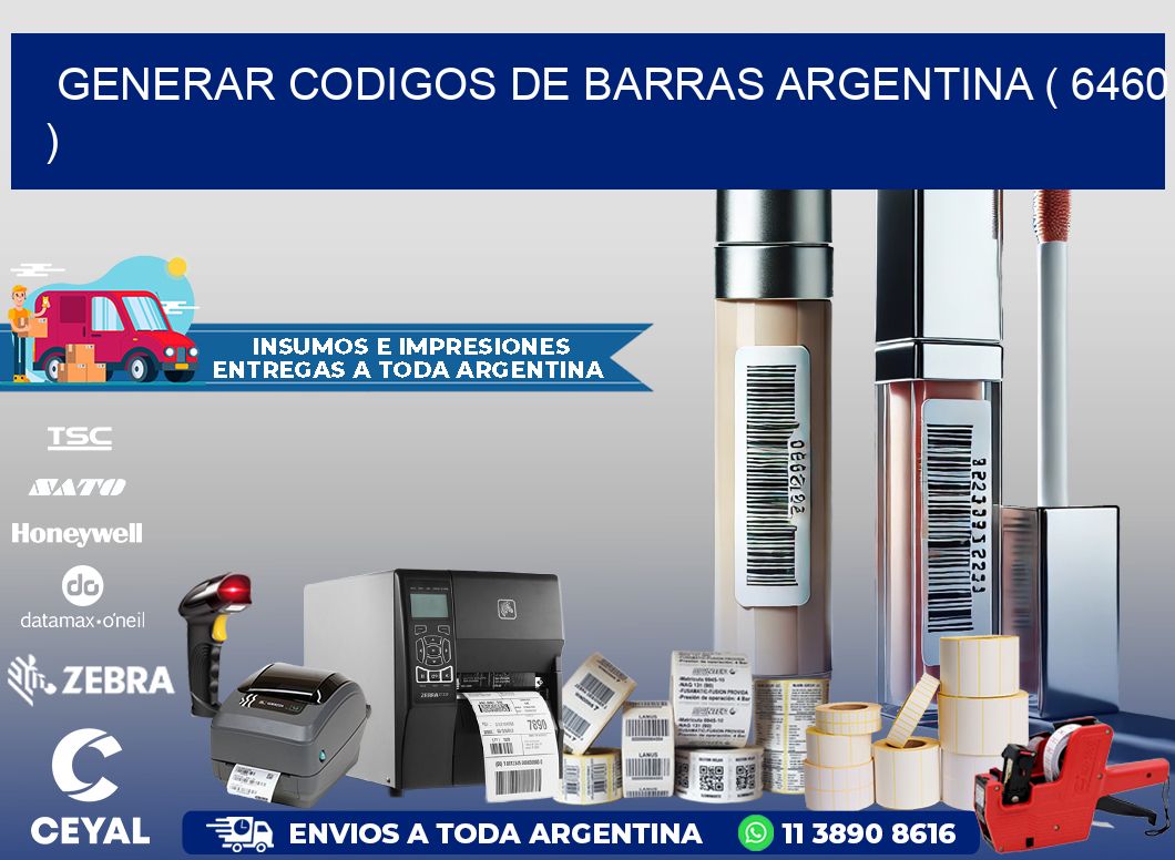 generar codigos de barras argentina ( 6460 )