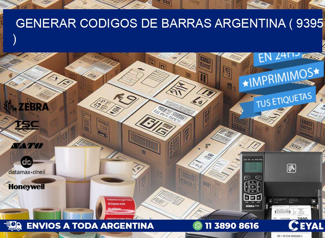 generar codigos de barras argentina ( 9395 )