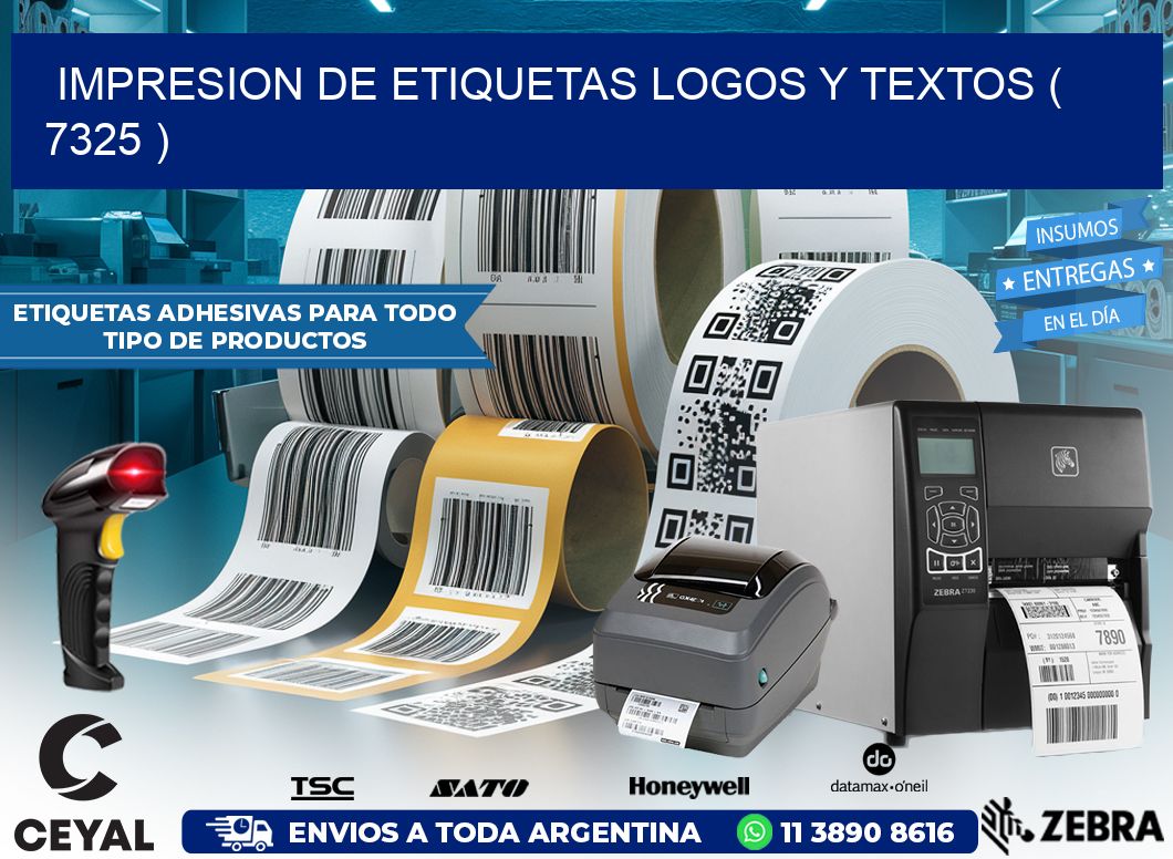 impresion de etiquetas logos y textos ( 7325 )