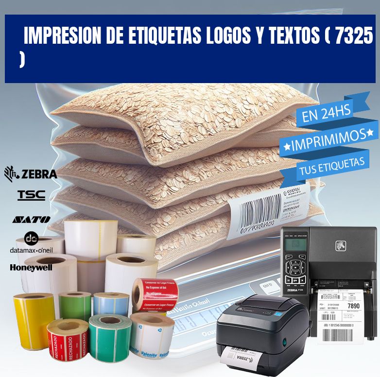 impresion de etiquetas logos y textos ( 7325 )