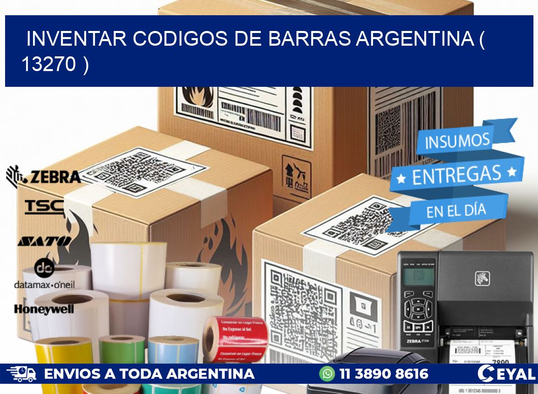 inventar codigos de barras argentina ( 13270 )