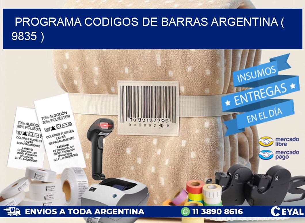 programa codigos de barras argentina ( 9835 )