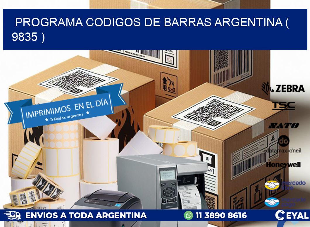 programa codigos de barras argentina ( 9835 )