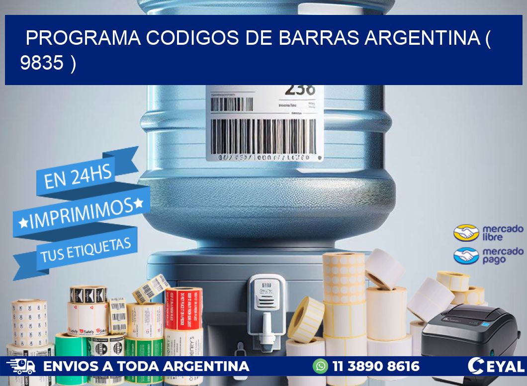 programa codigos de barras argentina ( 9835 )