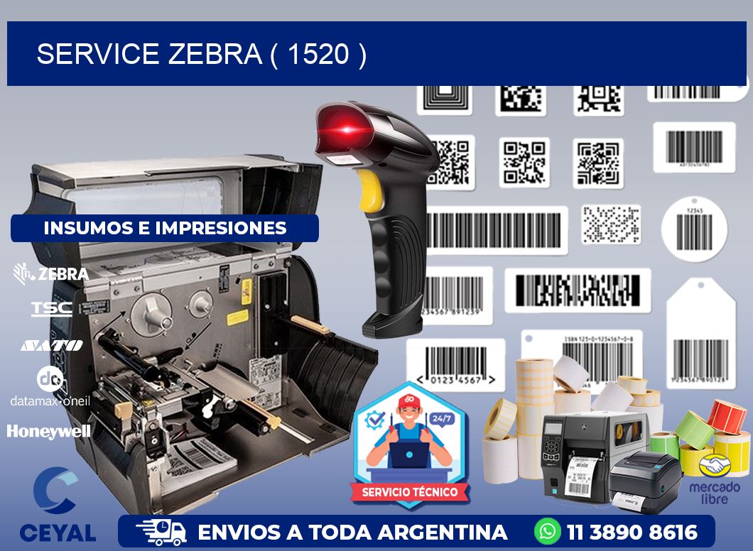 service zebra ( 1520 )