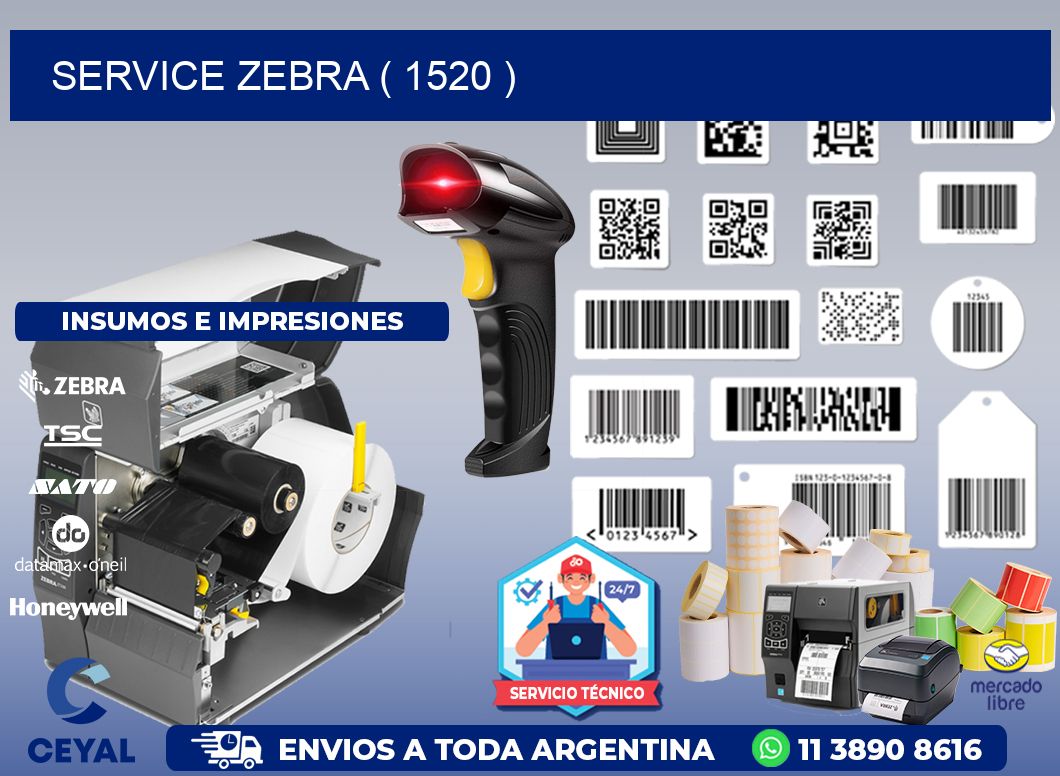 service zebra ( 1520 )