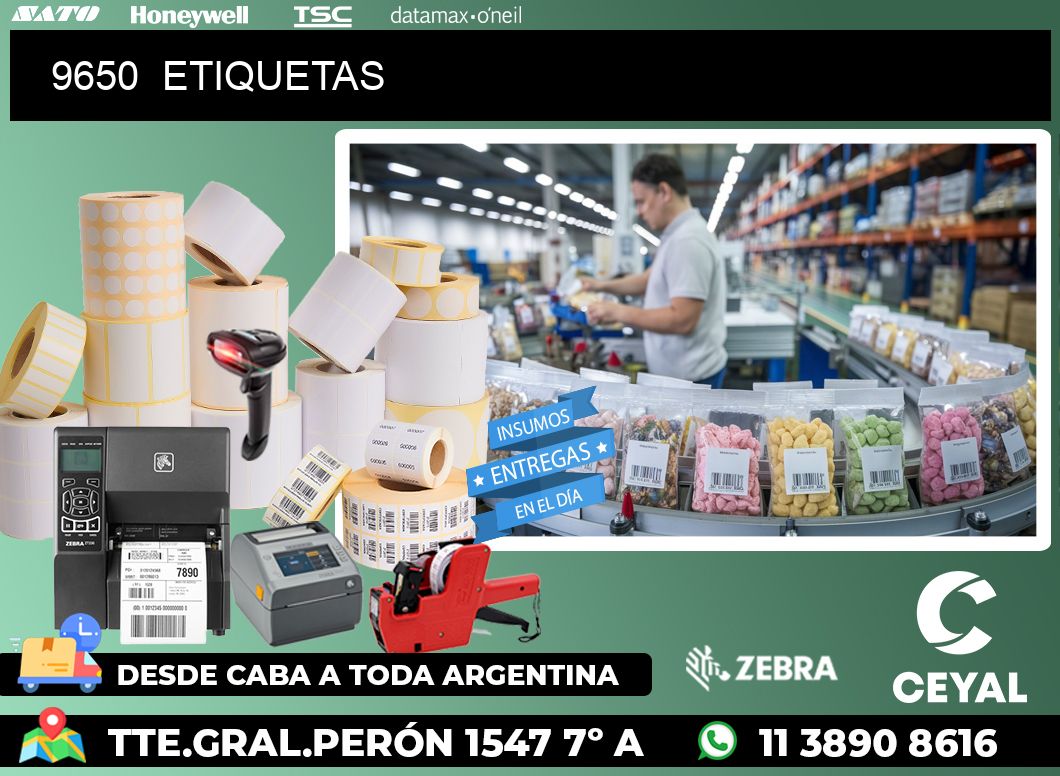 9650 ETIQUETAS