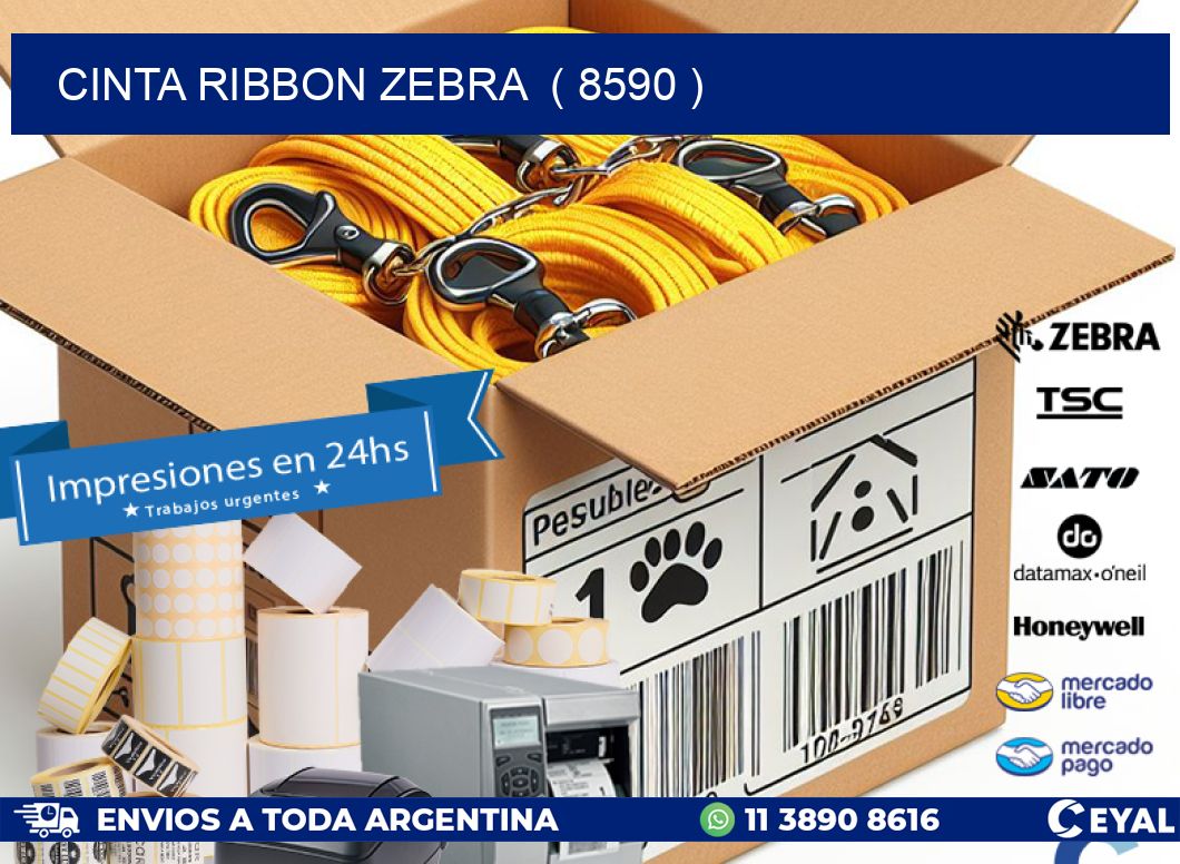 CINTA RIBBON ZEBRA  ( 8590 )