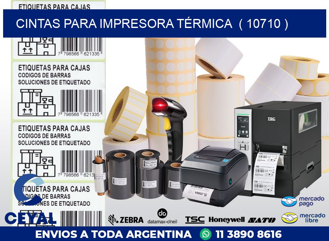 CINTAS PARA IMPRESORA TÉRMICA  ( 10710 )