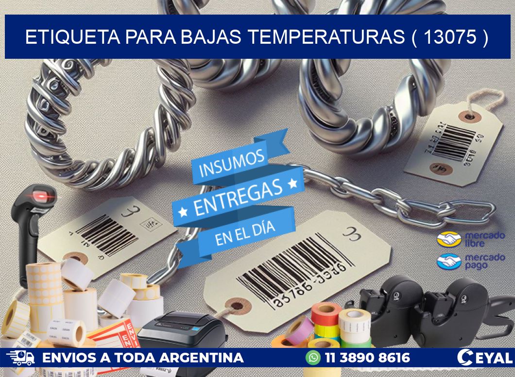 ETIQUETA PARA BAJAS TEMPERATURAS ( 13075 )
