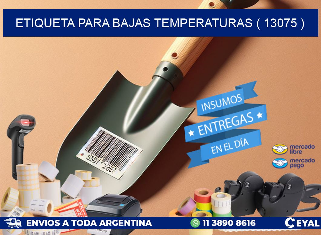 ETIQUETA PARA BAJAS TEMPERATURAS ( 13075 )