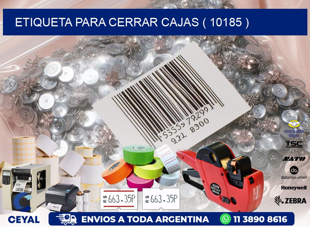 ETIQUETA PARA CERRAR CAJAS ( 10185 )