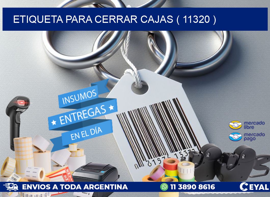 ETIQUETA PARA CERRAR CAJAS ( 11320 )