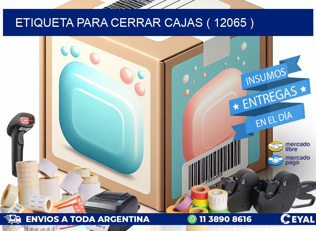 ETIQUETA PARA CERRAR CAJAS ( 12065 )