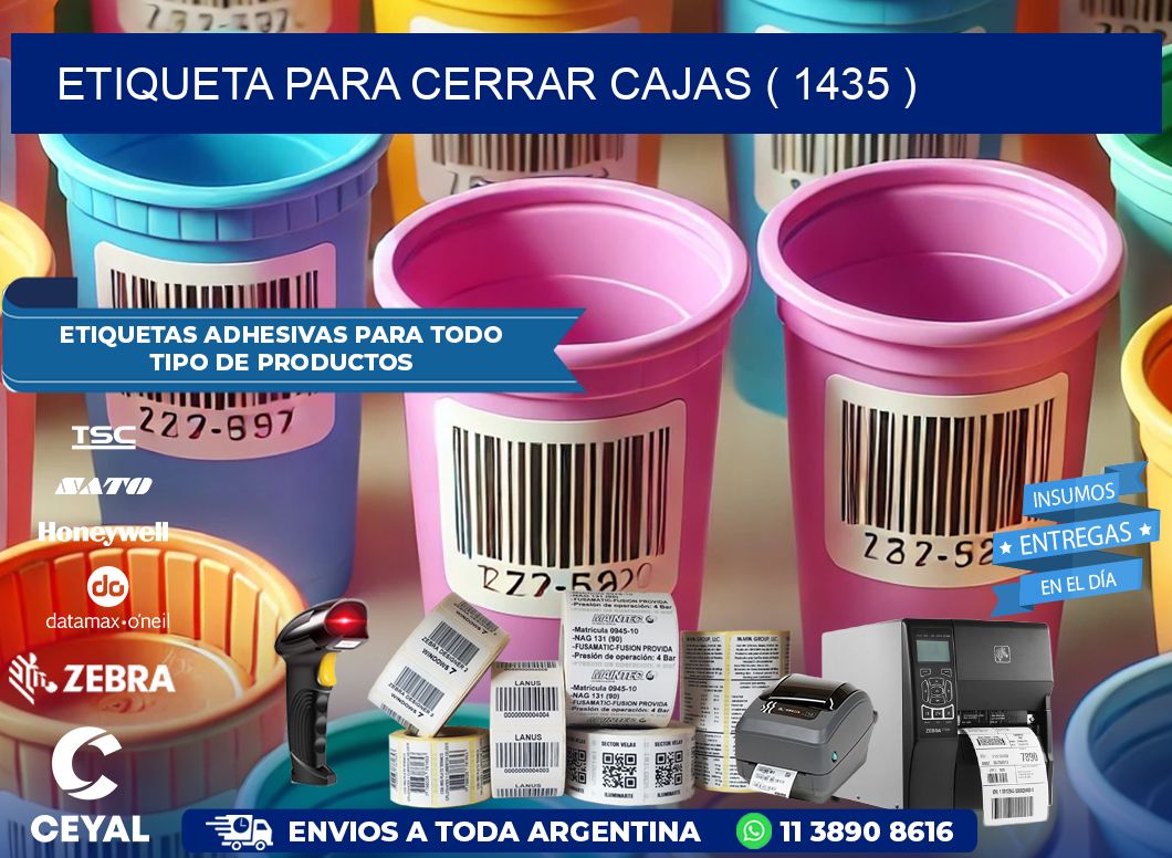 ETIQUETA PARA CERRAR CAJAS ( 1435 )