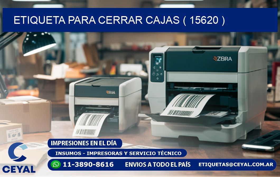 ETIQUETA PARA CERRAR CAJAS ( 15620 )