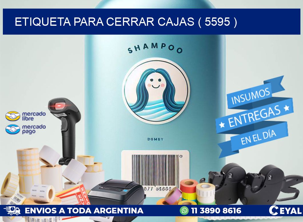 ETIQUETA PARA CERRAR CAJAS ( 5595 )