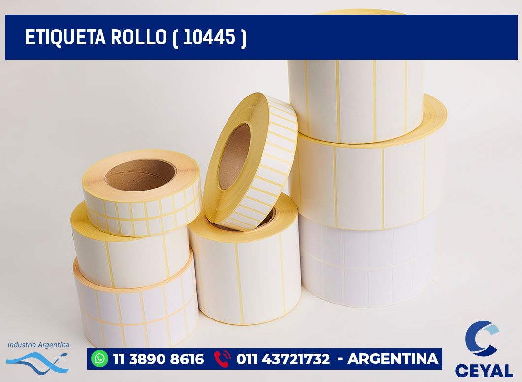 ETIQUETA ROLLO ( 10445 )