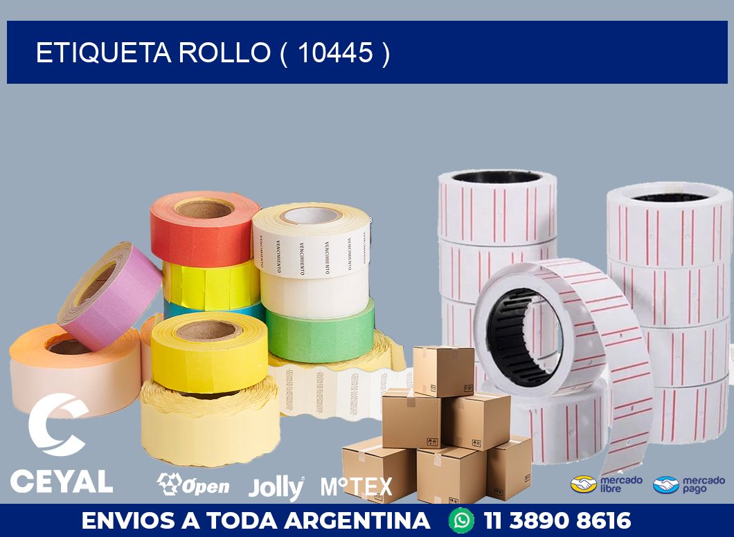 ETIQUETA ROLLO ( 10445 )