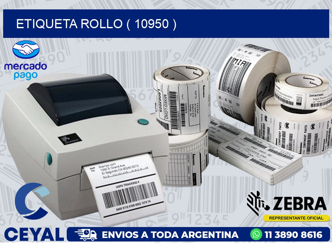 ETIQUETA ROLLO ( 10950 )