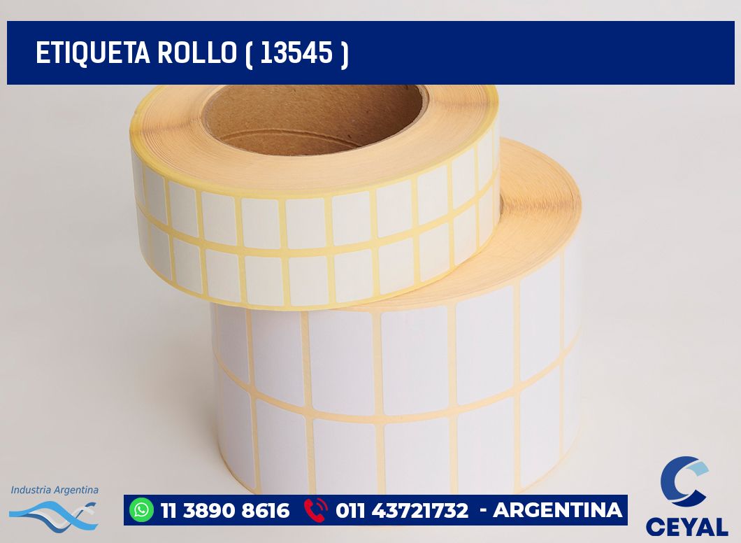 ETIQUETA ROLLO ( 13545 )