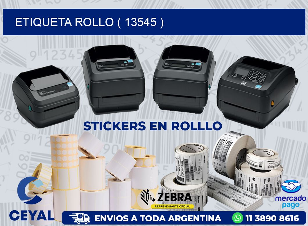 ETIQUETA ROLLO ( 13545 )