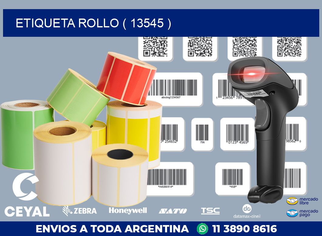 ETIQUETA ROLLO ( 13545 )