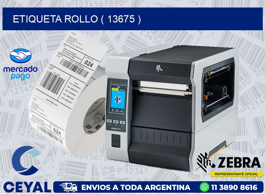 ETIQUETA ROLLO ( 13675 )