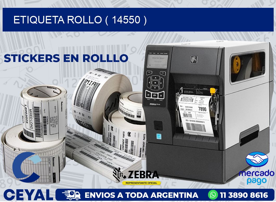 ETIQUETA ROLLO ( 14550 )