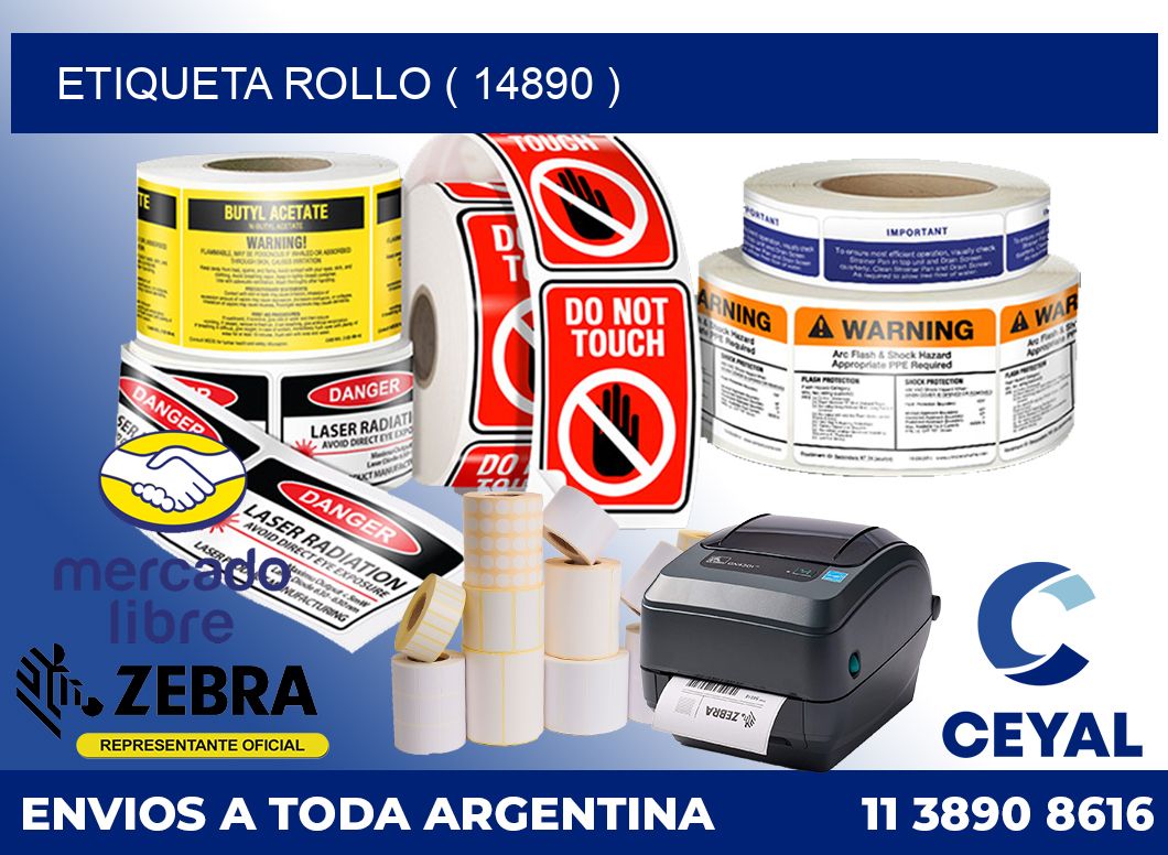 ETIQUETA ROLLO ( 14890 )