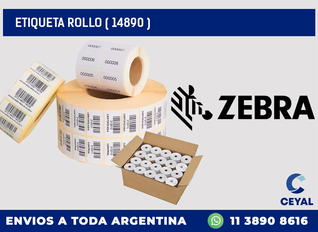 ETIQUETA ROLLO ( 14890 )