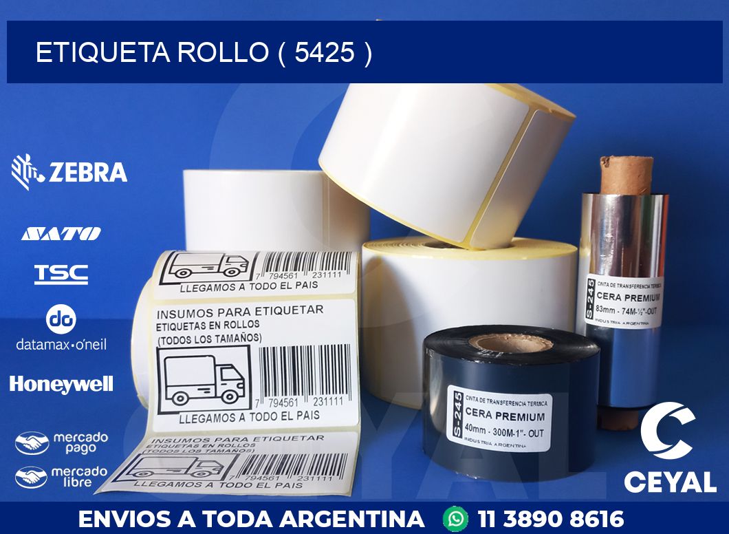 ETIQUETA ROLLO ( 5425 )