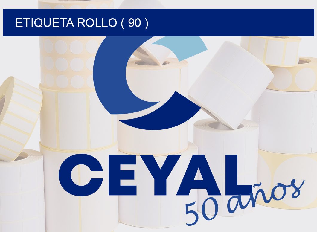 ETIQUETA ROLLO ( 90 )