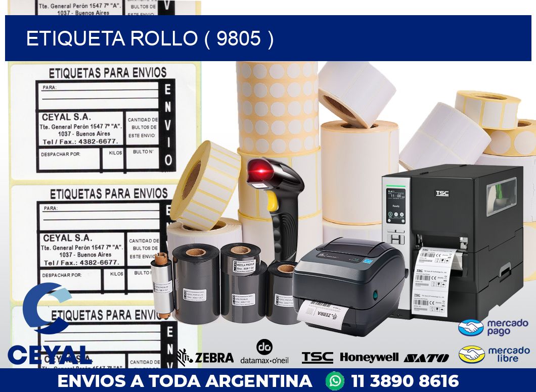 ETIQUETA ROLLO ( 9805 )