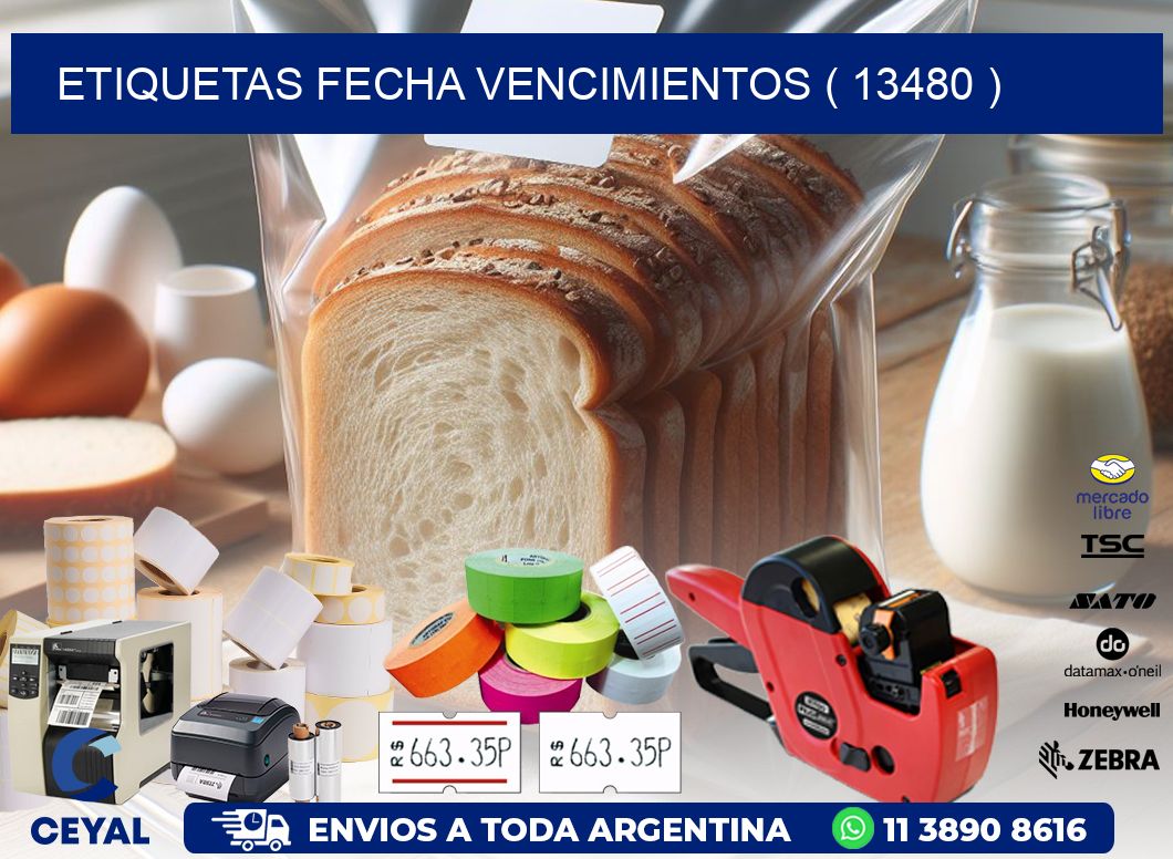 ETIQUETAS FECHA VENCIMIENTOS ( 13480 )