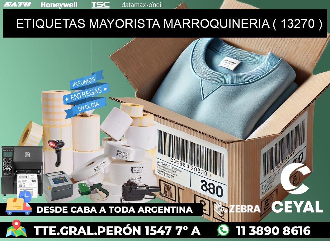 ETIQUETAS MAYORISTA MARROQUINERIA ( 13270 )