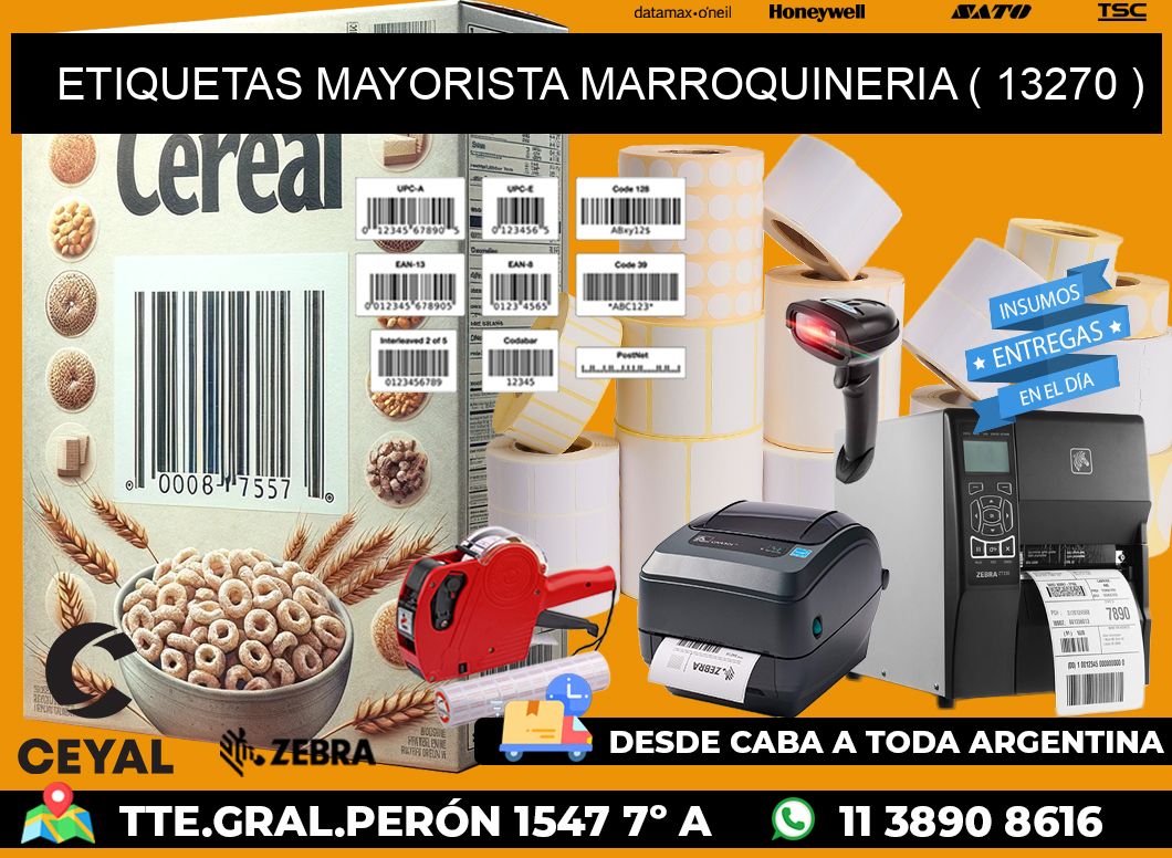 ETIQUETAS MAYORISTA MARROQUINERIA ( 13270 )