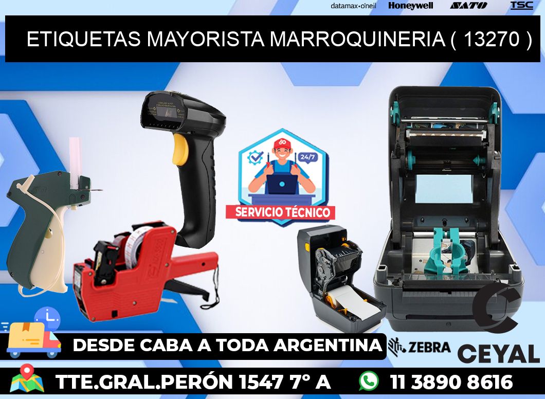ETIQUETAS MAYORISTA MARROQUINERIA ( 13270 )