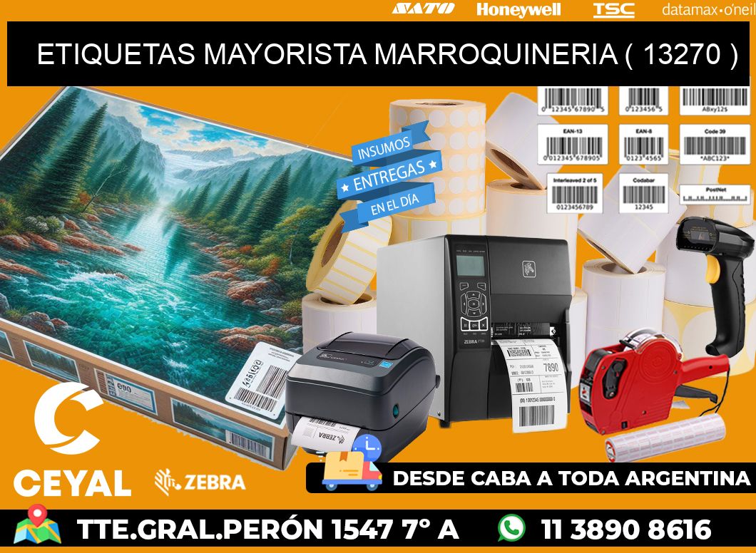 ETIQUETAS MAYORISTA MARROQUINERIA ( 13270 )