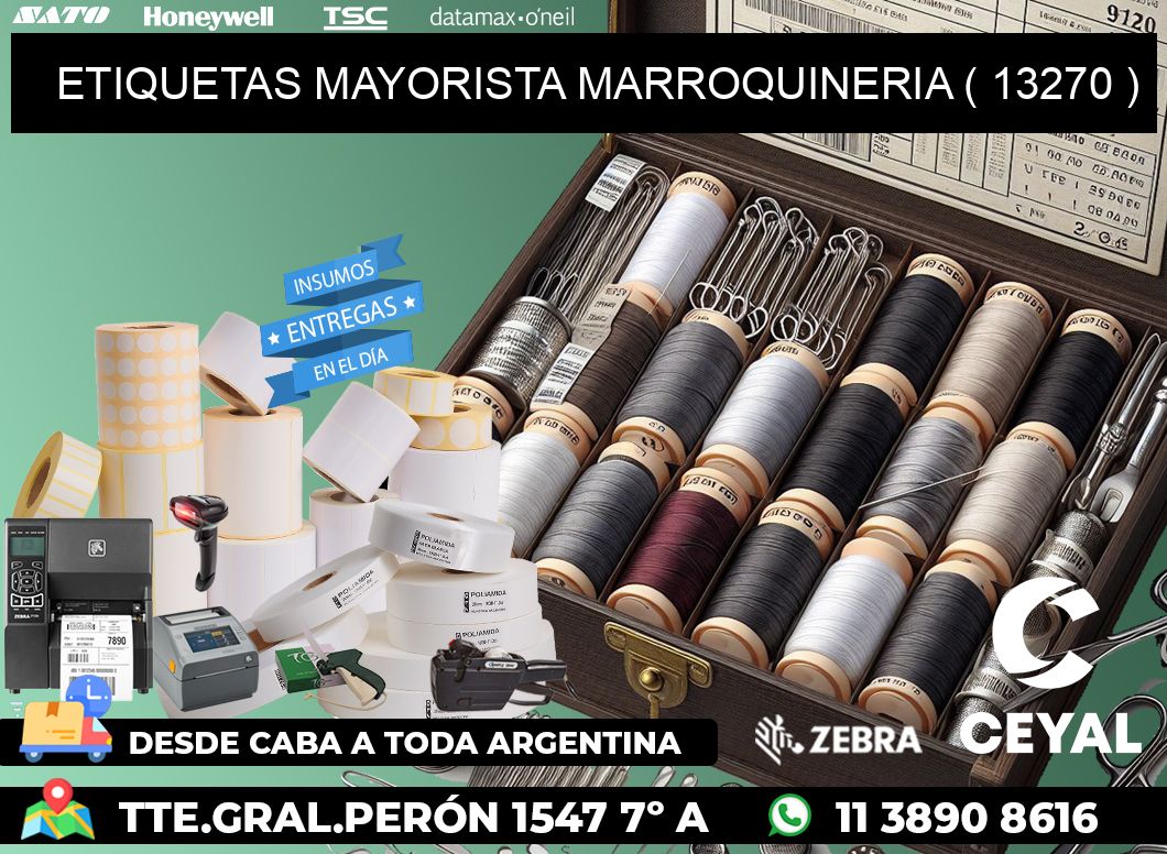ETIQUETAS MAYORISTA MARROQUINERIA ( 13270 )