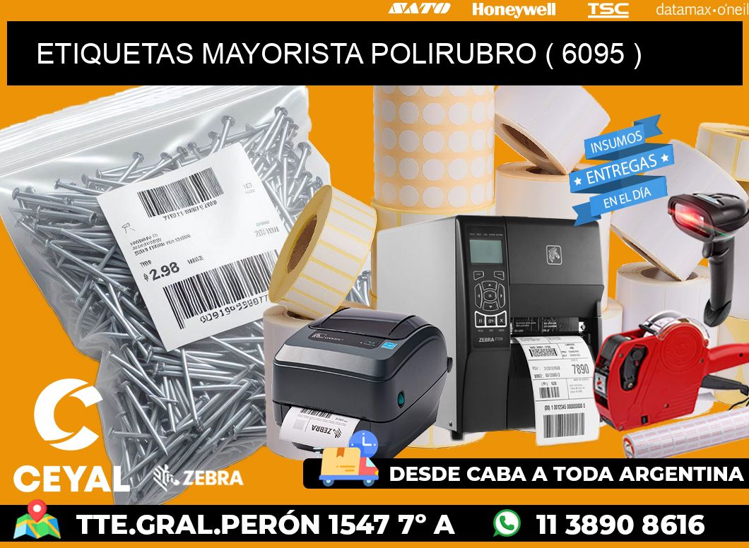 ETIQUETAS MAYORISTA POLIRUBRO ( 6095 )