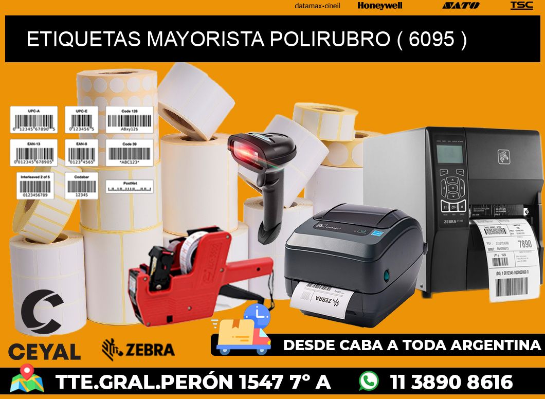 ETIQUETAS MAYORISTA POLIRUBRO ( 6095 )