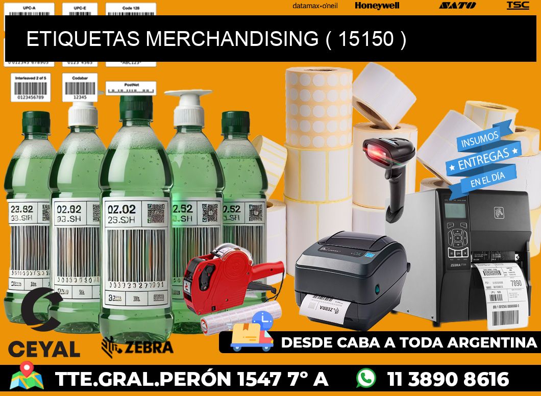 ETIQUETAS MERCHANDISING ( 15150 )