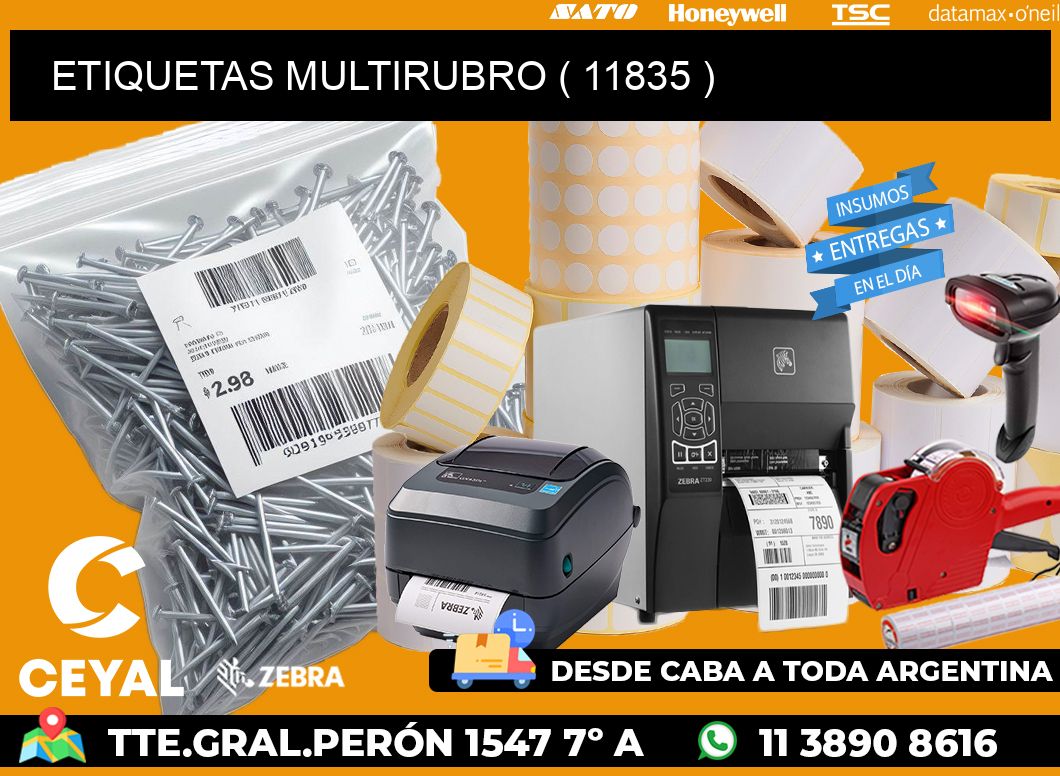 ETIQUETAS MULTIRUBRO ( 11835 )