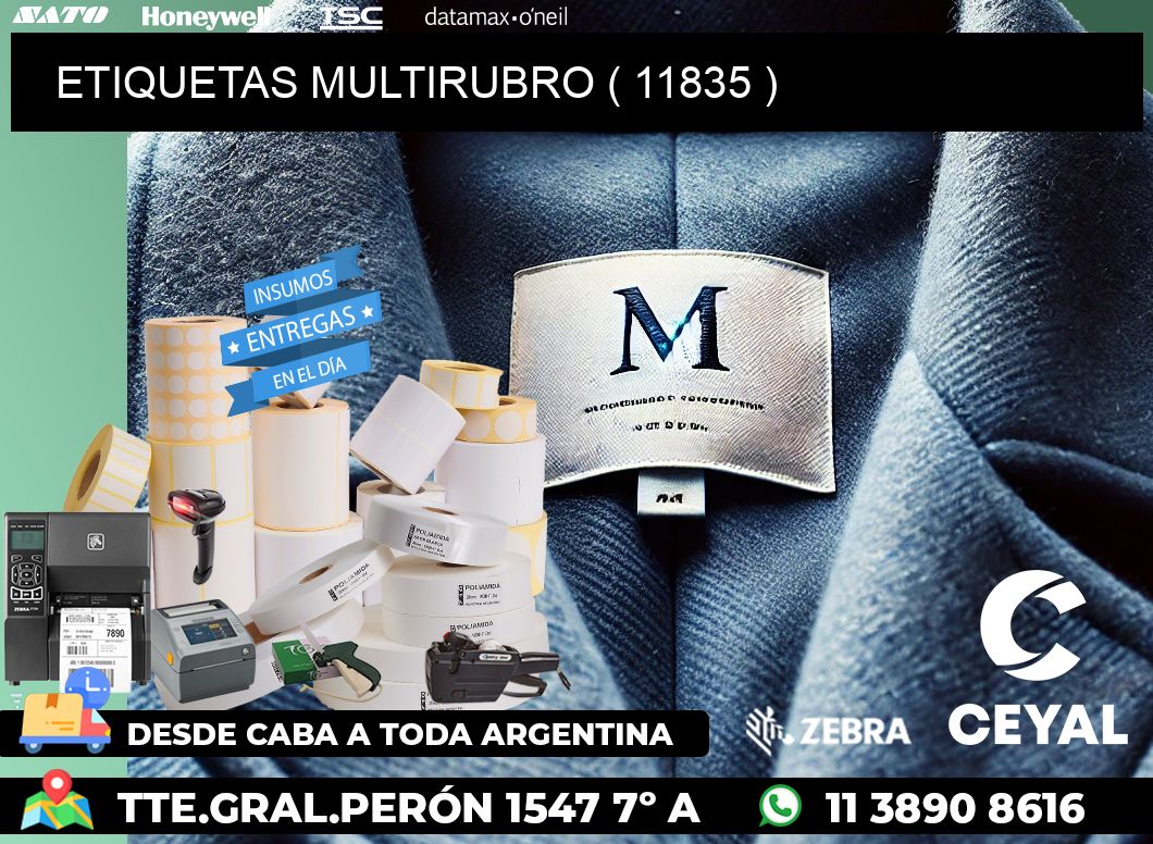ETIQUETAS MULTIRUBRO ( 11835 )