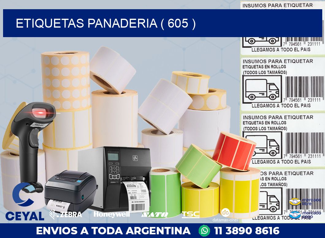 ETIQUETAS PANADERIA ( 605 )
